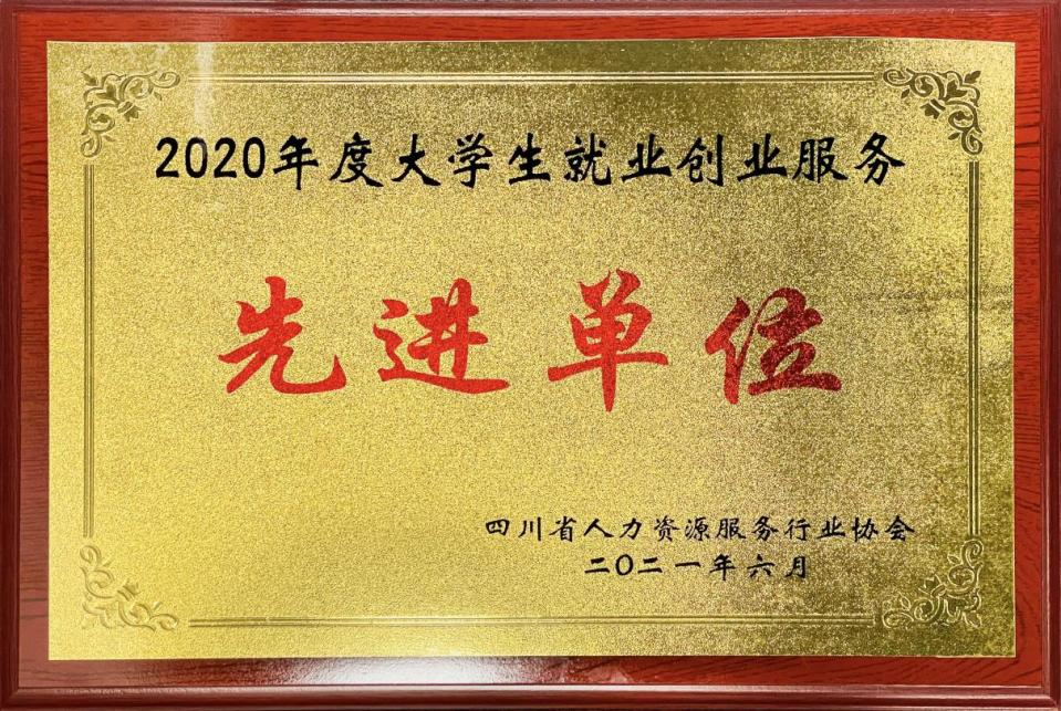 2020年度大学生就业创业服务先进单位